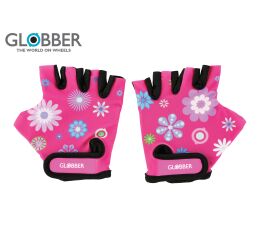 Globber Toddler dětské ochranné rukavičky XS -flowers pink