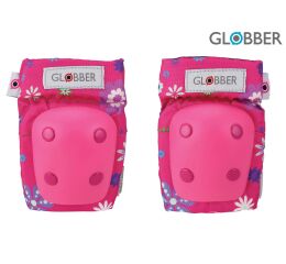 Globber Toddler sada chráničů XXS - flowers pink