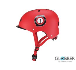 Globber Dětská přilba Elite New Red Racing XS/S (48-53 cm)