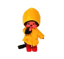Monchhichi Mončiči chlapec ve žluté pláštěnce 20 cm