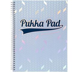 Pukka Pad spirálový blok GLEE Jotta A4+, papír 80g, 100listů, světle modrý, linkovaný