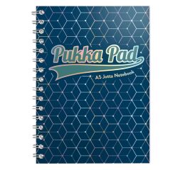 Pukka Pad spirálový blok GLEE Jotta A5, papír 80g, 100listů, tmavě modrý, linkovaný