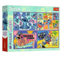 Trefl Puzzle 4x250 Lilo a Stitch