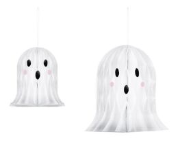 Papírová dekorace Duch 20 - 30 cm 2 ks