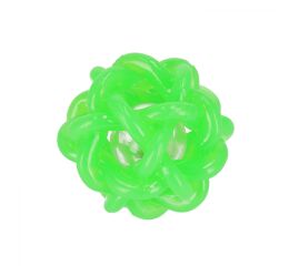 Hračka pro mazlíčky Míček pro psy blikající zelený 6cm