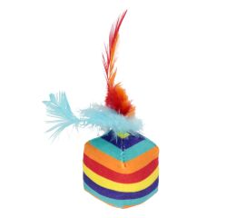 Hračka pro mazlíčky Textilní hračky pro kočky motiv narozenin set 10cm a 13cm
