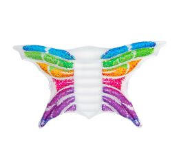 43261 Nafukovací lehátko - duhový motýl, 294x193 cm