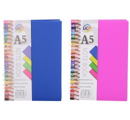 Notes spirála linkovaný A5 15x21 cm, 100 stran