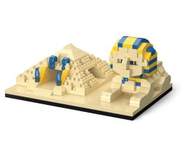 KOCO Stavebnice Pyramida se Sfingou 410 dílků 11,5x8x5,5 cm