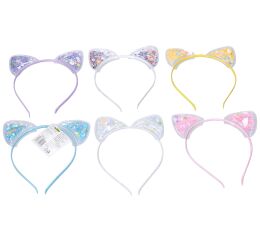 Vlasový doplněk - čelenka s ozdobou uši