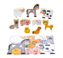 Skládačka statek 9 dílků