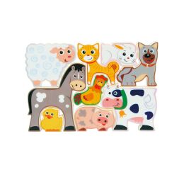 Skládačka statek 9 dílků