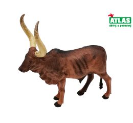 D - Figurka Kráva Ankole-Watusi býk 12,5 cm