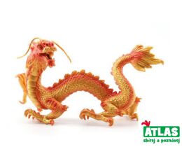 G - Figurka Drak čínský zlatý 15,5 cm