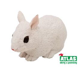 D - Figurka Králík bílý 10 cm