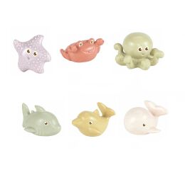 Zvířátka z oceánu eko plast set 3 ks 7 cm