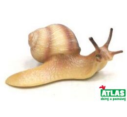 A - Figurka Hlemýžď pruhovaný 9 cm