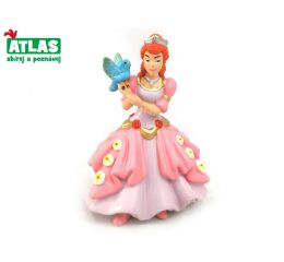 C - Figurka Princezna s ptáčkem 9 cm