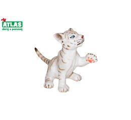 A - Figurka Tygr bílý mládě 6 cm