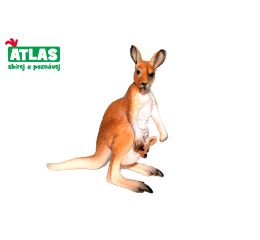 A - Figurka Klokan s mládětem 9 cm