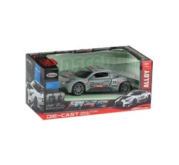 Auto kovové závodní na zpětné natažení 12 cm
