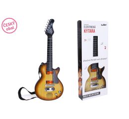 Elektrická kytara s efekty 55 cm - český obal