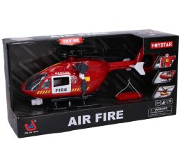 Vrtulník hasičský s efekty 38 cm
