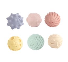 Míčky motorické sada 6 ks 6 cm