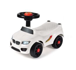 Odrážedlo bez opěradla bílé 50x21,5x33 cm