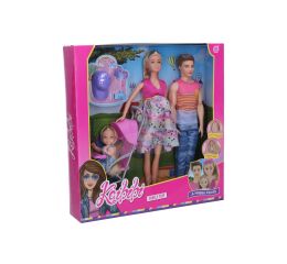 Panenka těhotná s rodinou 30 cm