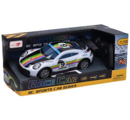 Auto 9 Champion svítící dýmící RC na dálkové ovládání 19 cm