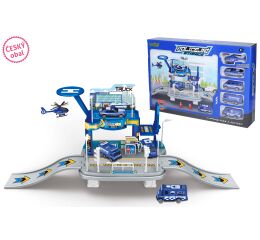 Garáž Policejní stanice s pumpou set 65 cm - český obal