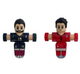 Fotbalista figurka vystřelovací set s páskami 7 cm set 5 ks