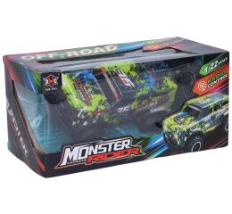 Auto Monster Rider svítící RC na dálkové ovládání 17,5 cm