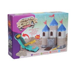 Kinetický písek sada na stavbu s cihliček Hrad 750g - český obal