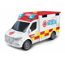 Auto sanitka s efekty 15,5 cm