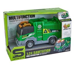 Auto popelářské s efekty 16 cm