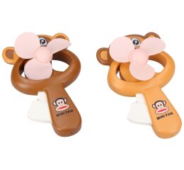 Ruční větráček opice 16 cm