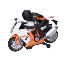 Motorka Závodní s jezdcem 28 cm