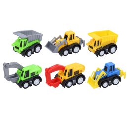 Auta stavební 6 ks 6 cm