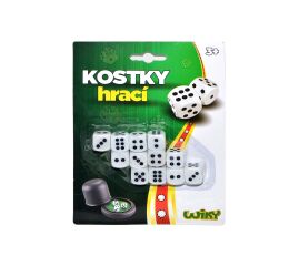 Kostky hrací 1,5 cm 12 ks - Český obal