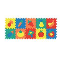 Měkké puzzle bloky OVOCE 32 cm