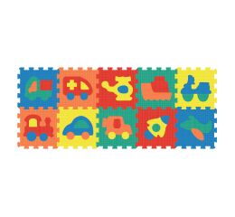 Měkké puzzle bloky DOPRAVNÍ PROSTŘEDKY 32 cm