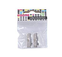 Ořezávátko kovové na 2 tužky