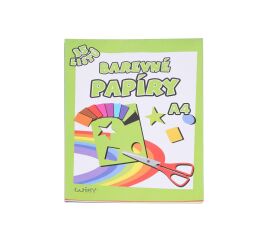 Papíry barevné A4, 35 listů, 80g