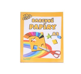 Papíry barevné A3, 10 listů, 180g