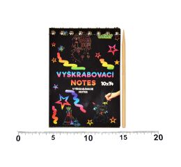 Vyškrabovací notes 14x10cm /12 listů