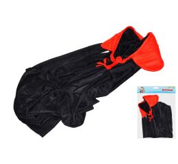 Karneval plášť upír/čert/čaroděj 1,4m