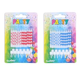 Svíčky 12ks + stojánky