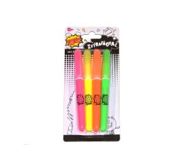 Zvýrazňovače fluo sada 4 ks